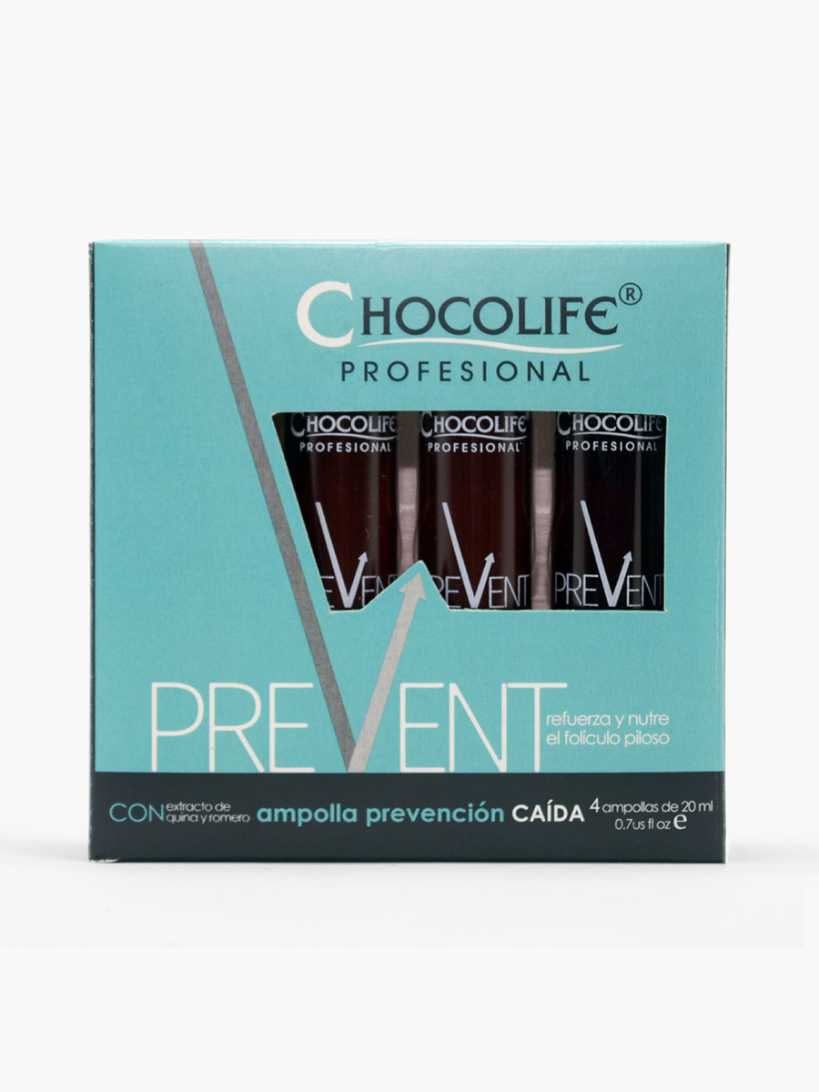 Ampollas Tónico Prevención Caída Profesional X4 - Chocolife