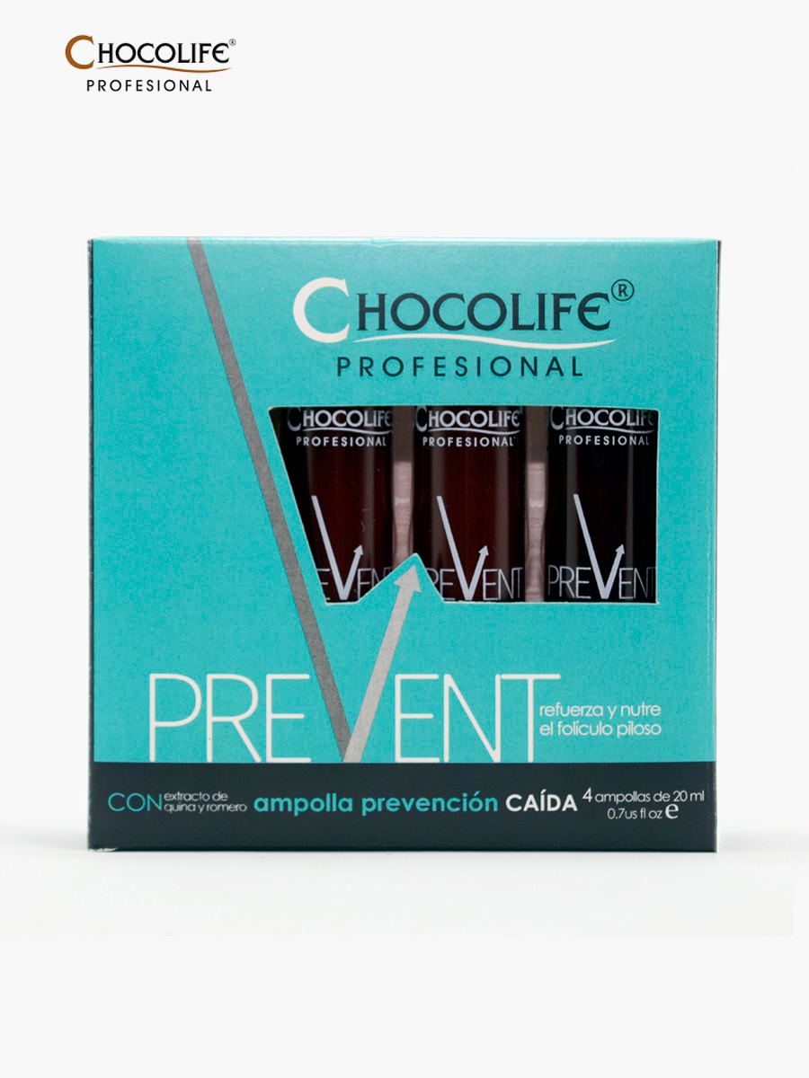 Ampollas Tónico Prevención Caída Profesional X4 - Chocolife