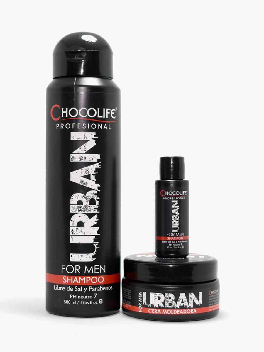 Shampo Urban For Men + Cera - Chocolife
