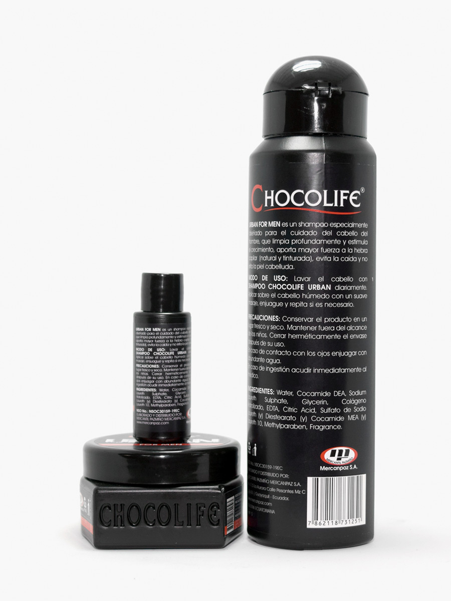 Shampo Urban For Men + Cera - Chocolife