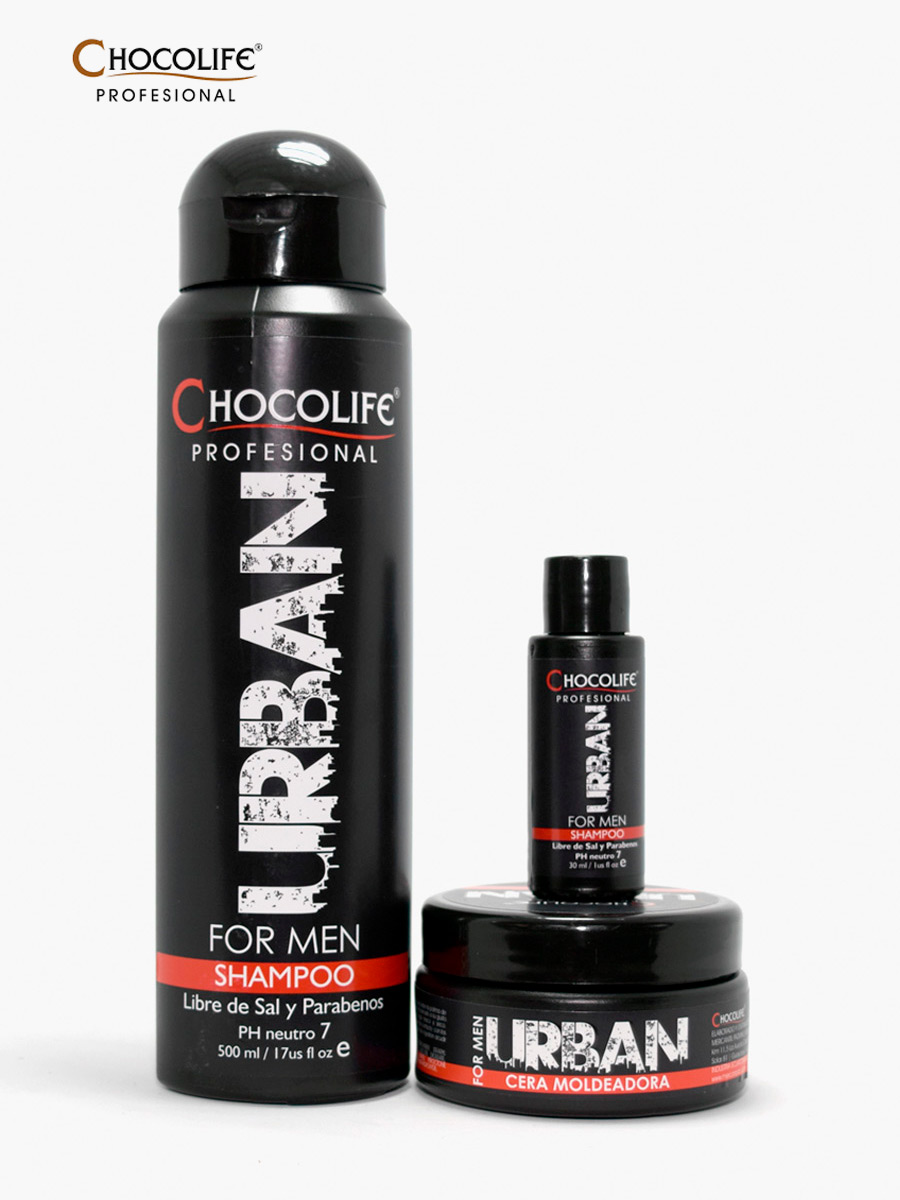 Shampo Urban For Men + Cera - Chocolife