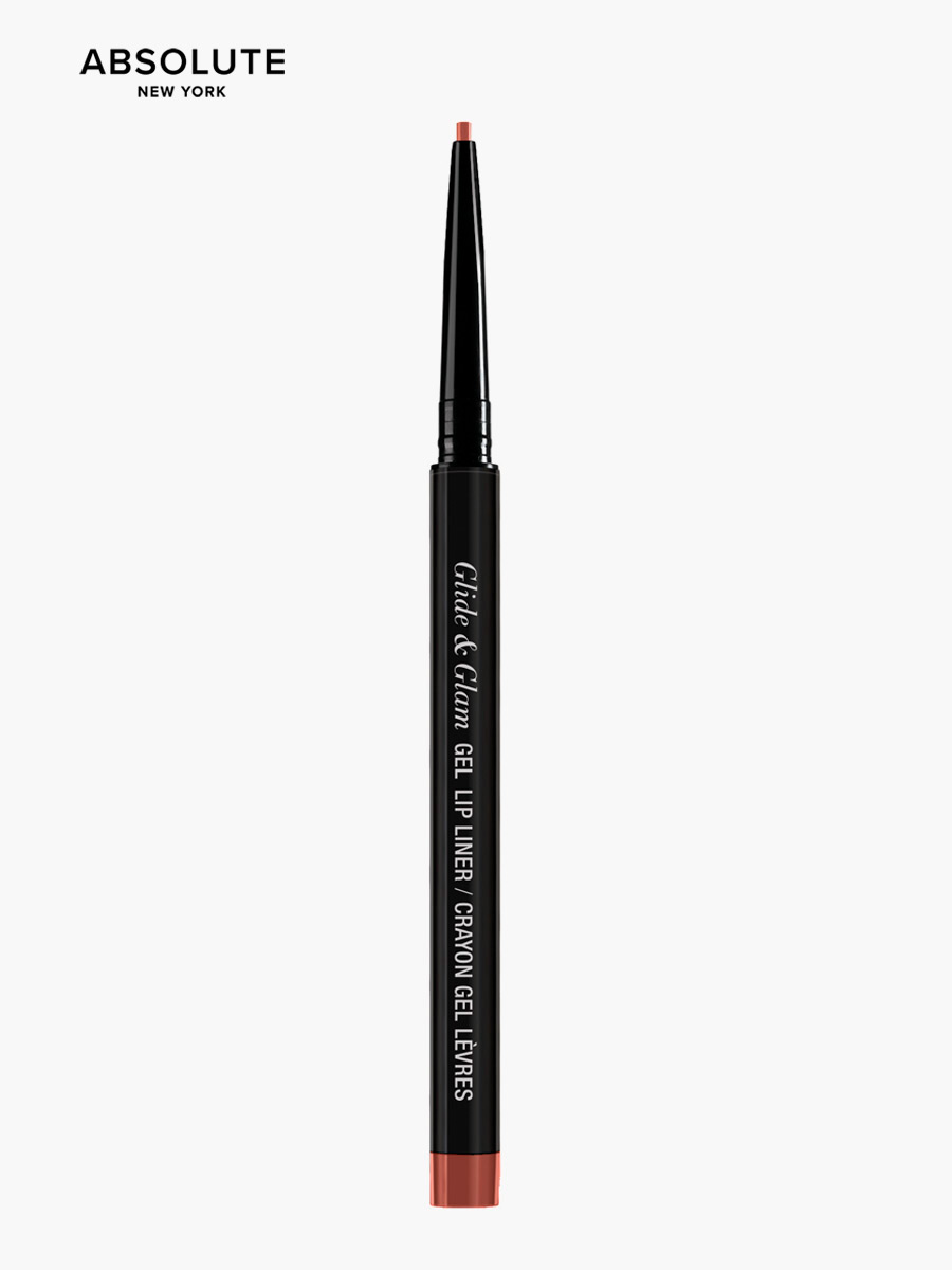 Absolute New York - Delineador de labios en gel Glide & Glam Terracota