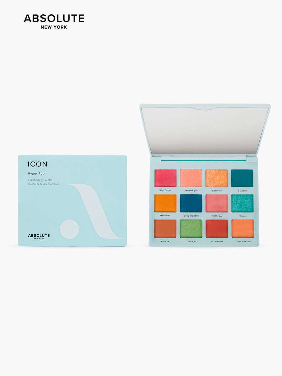 Absolute New York - Paleta de Sombras Icon Eyeshadow Hyper Pop