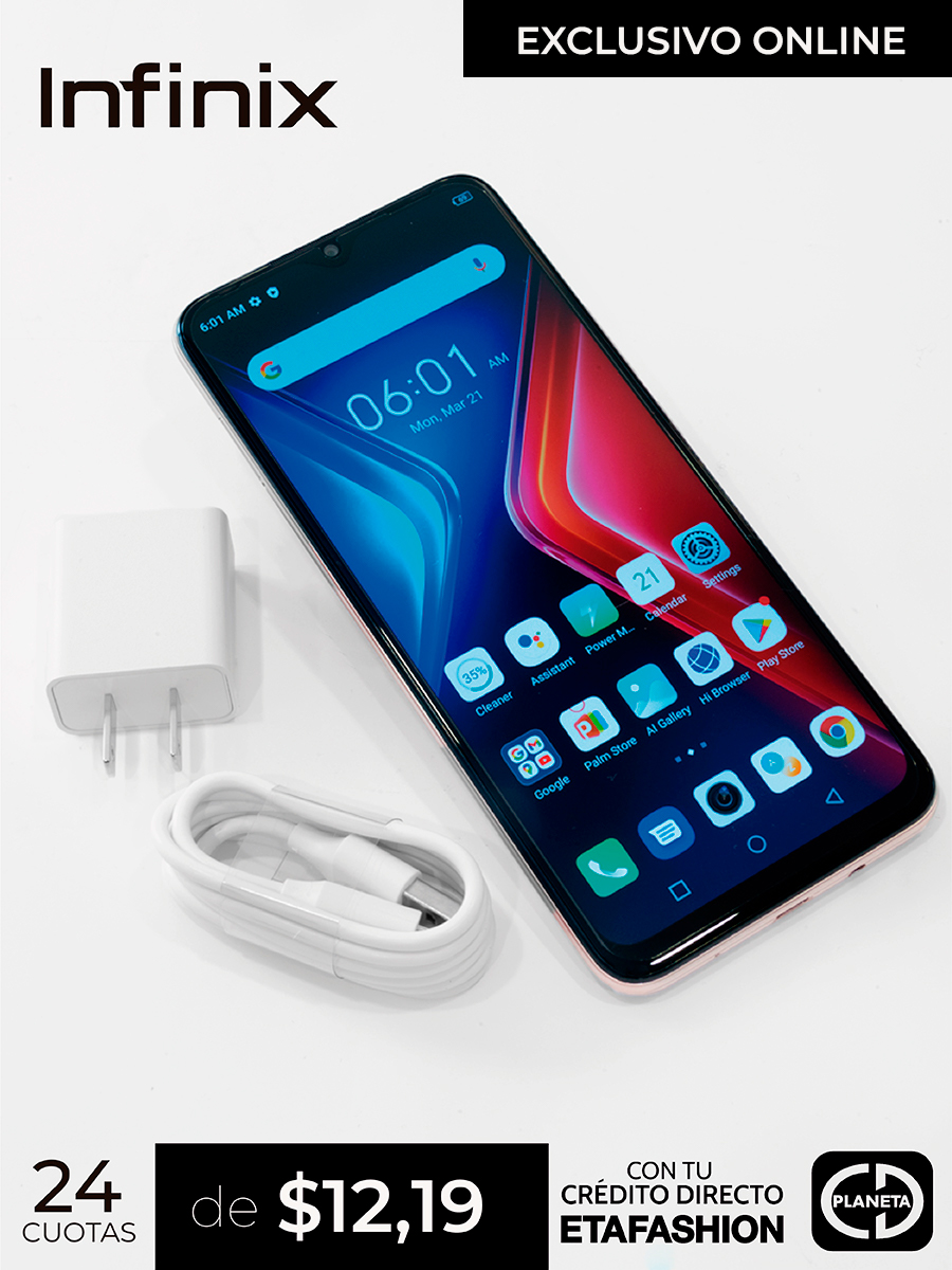 Celular Hot 11 Play 128GB Negro - Infinix
