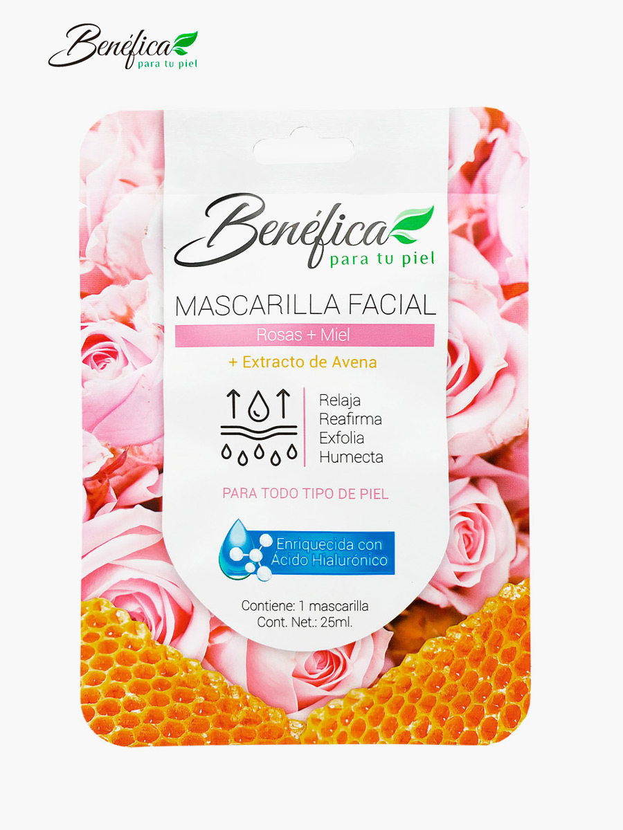 Benéfica - Mascarilla Rosas y Miel