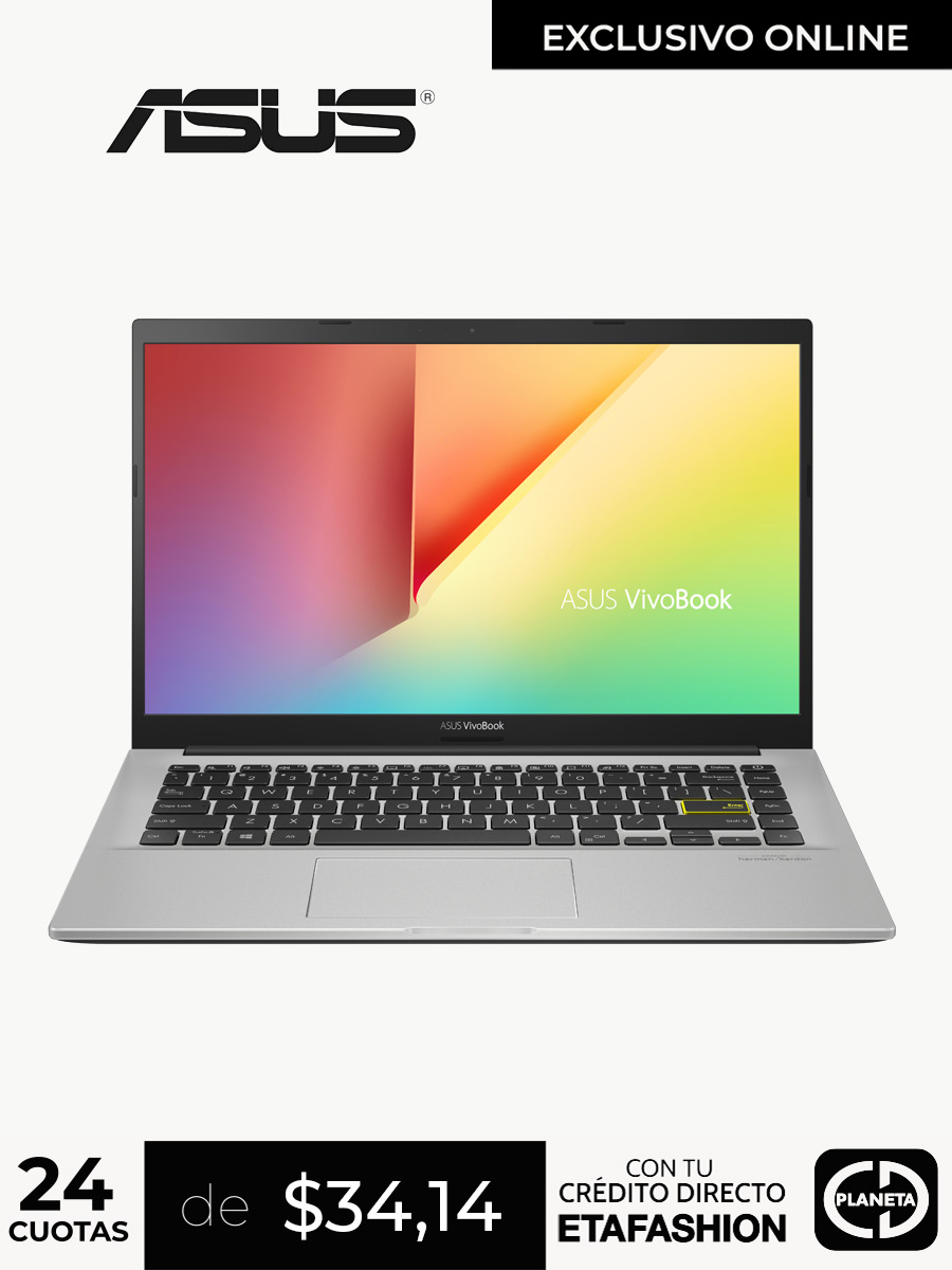 Laptop Asus Core I3 14¨ 8GB / 256GB Detector de Huellas X415EA