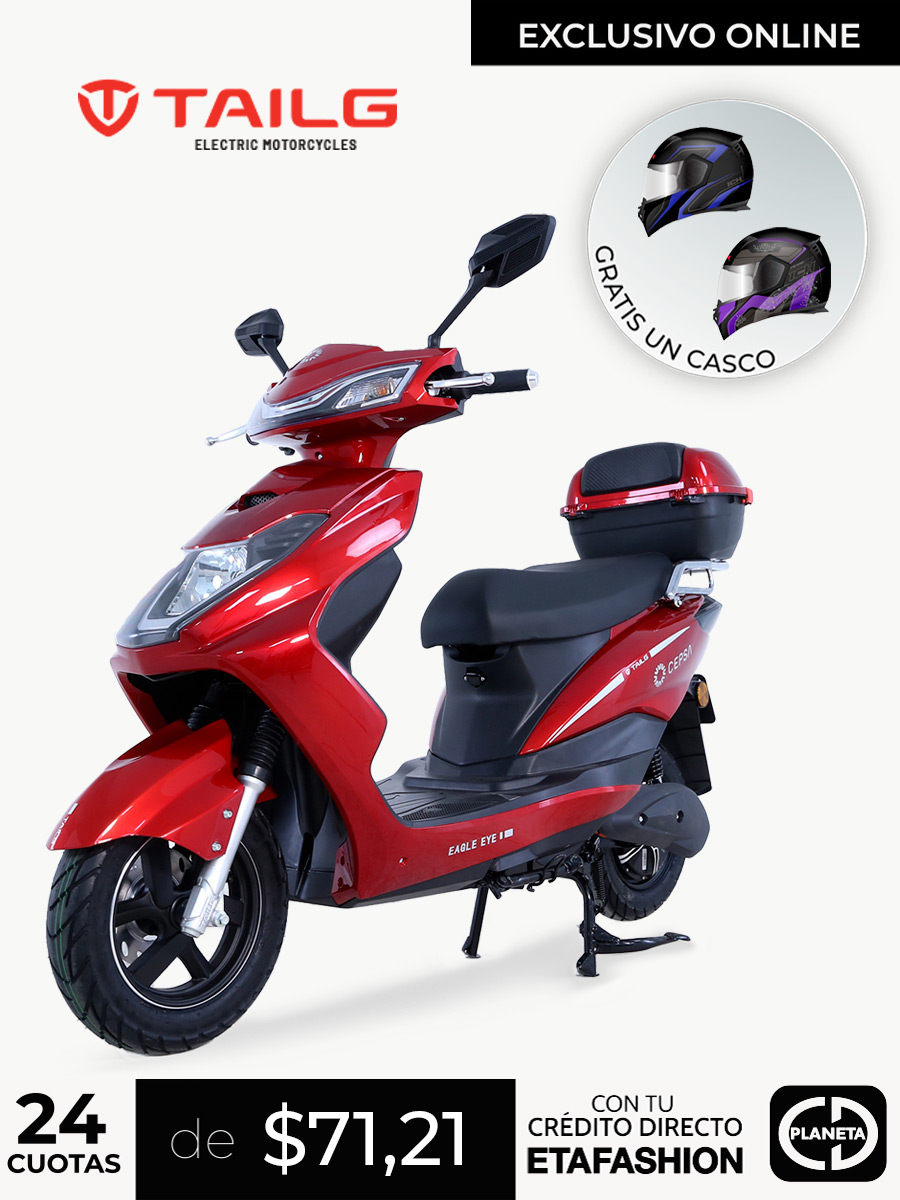 Motocicleta Eléctrica Tailg Eagle Eye / Rojo