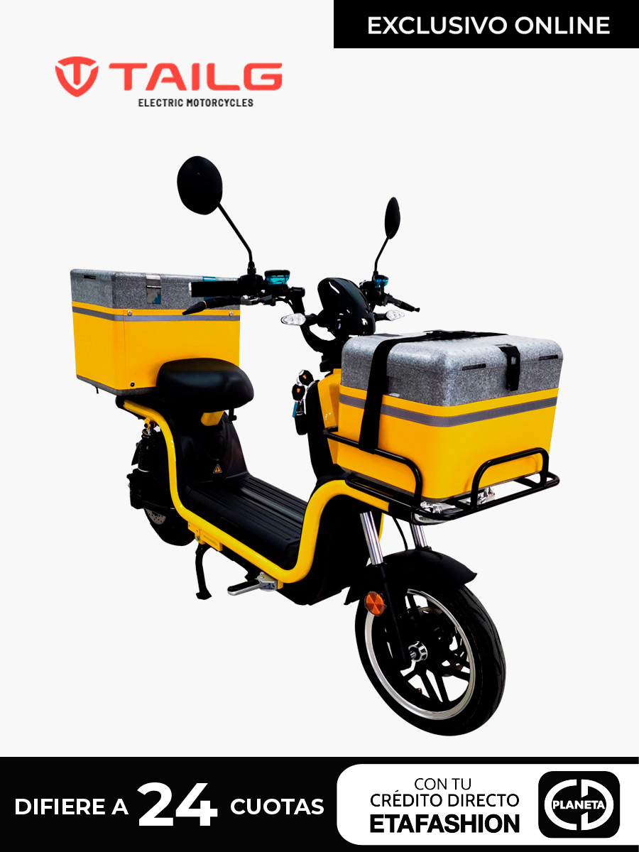 Motocicleta Eléctrica Tailg Umeal | Amarillo