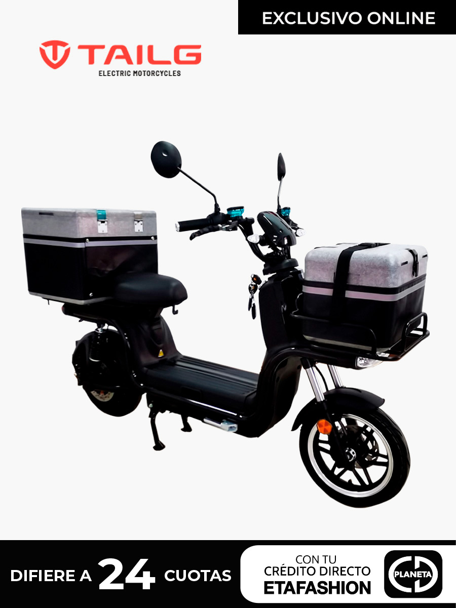 Motocicleta Eléctrica Tailg Umeal | Negro