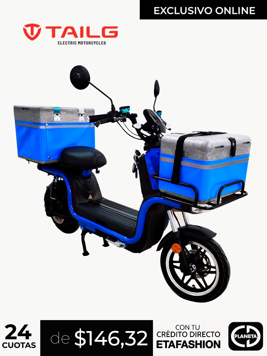 Motocicleta Eléctrica Tailg Umeal / Azul