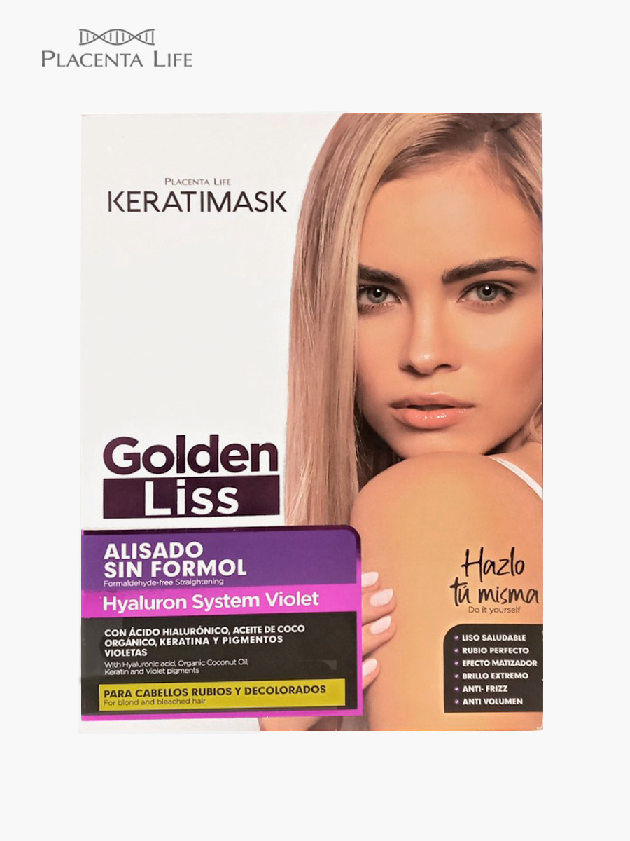 Placenta Life - Kit Alisado Keratimask Golden Liss