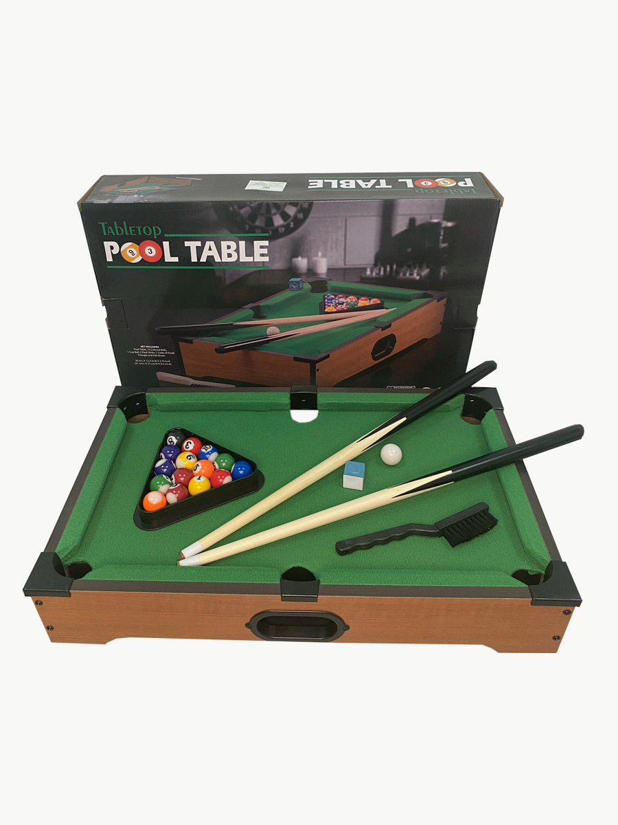 Juego de mesa de billar en miniatura
