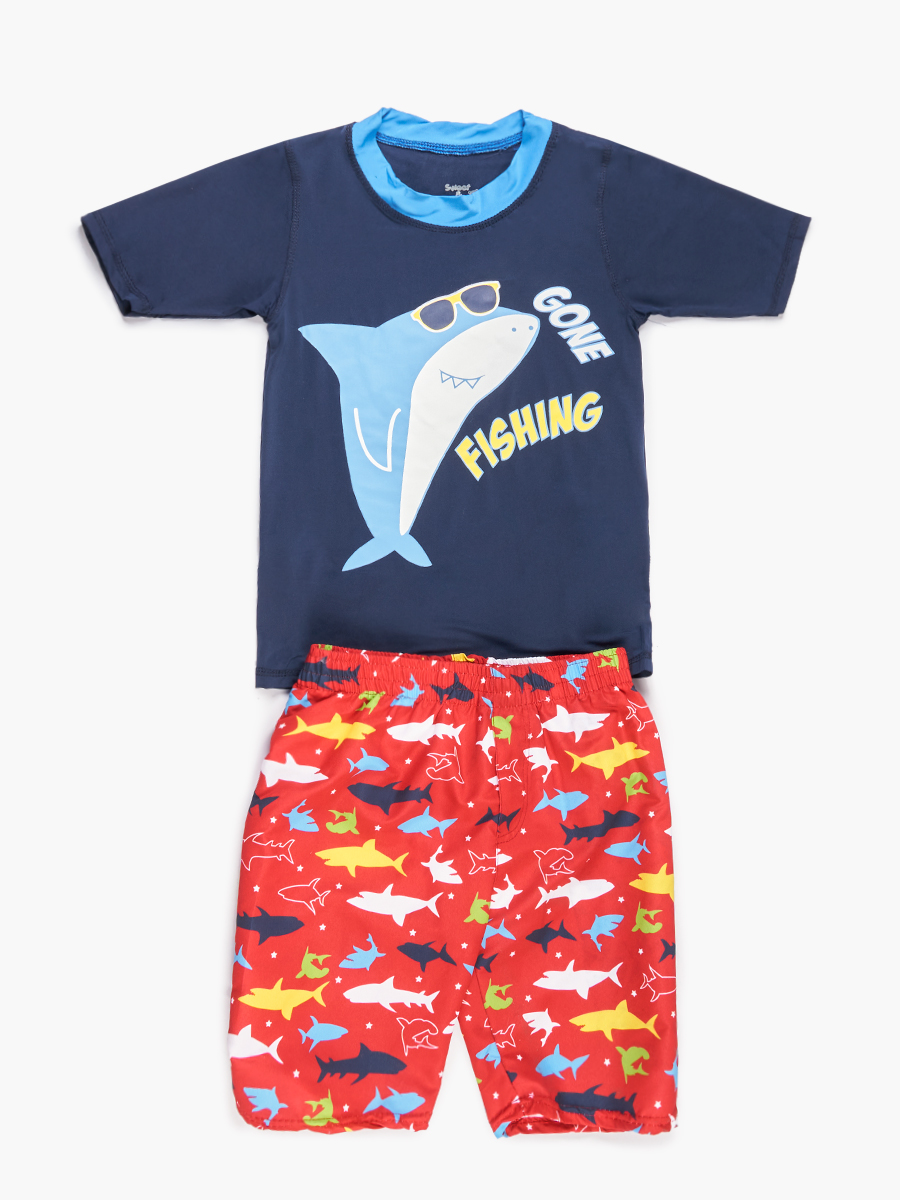 Traje de Baño - Camiseta + Bermuda