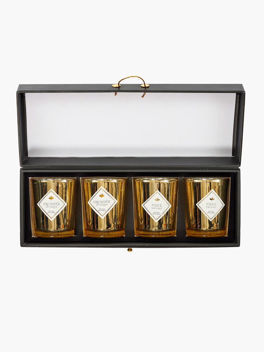 Set Velas Aromáticas Luxury Pack X4
