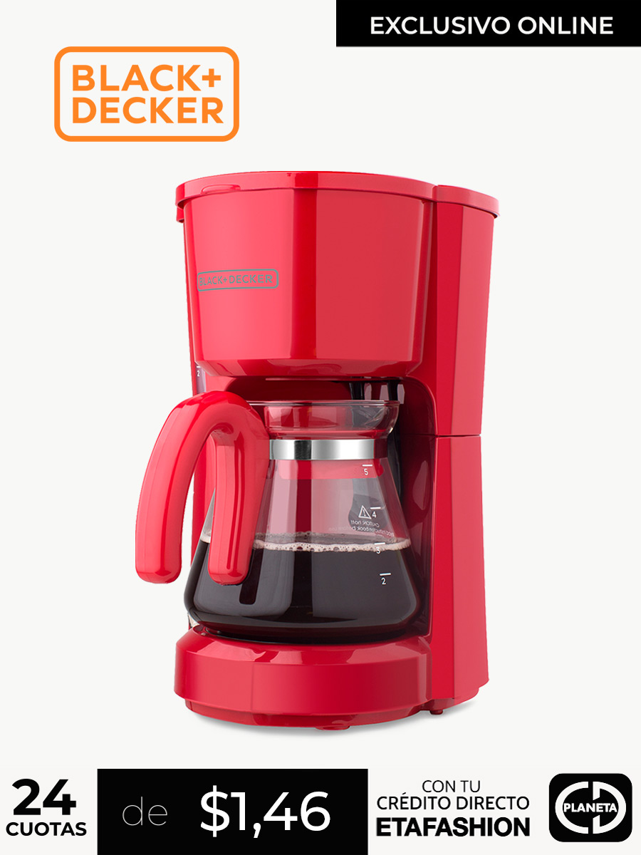 Cafetera Black + Decker CM0701R / Rojo