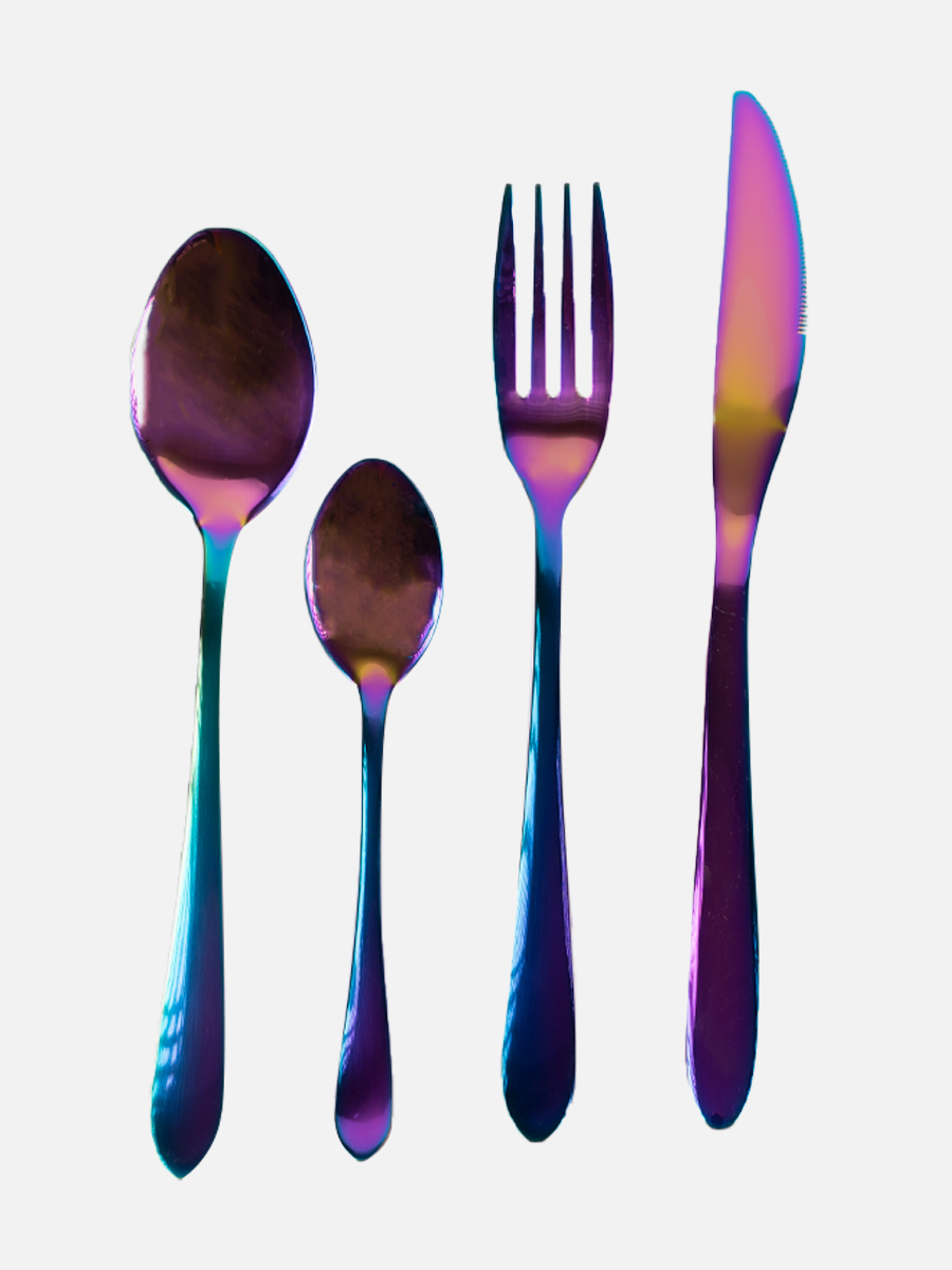 Set de cubiertos 24 Pzs / Tornasol