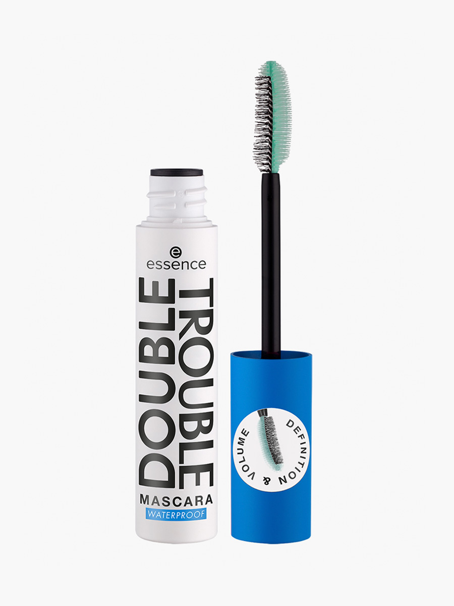 Máscara De Pestañas Double Trouble 12 Ml Waterproof Essence