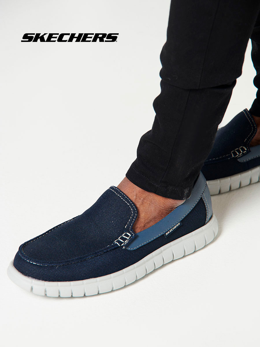 Skecher - MocasÃn Chapson Slip on Canvas | CAÃ?A BAJA | CAÃ?A BAJA | HOMBRES | CALZADO | Sitio skechers con caña