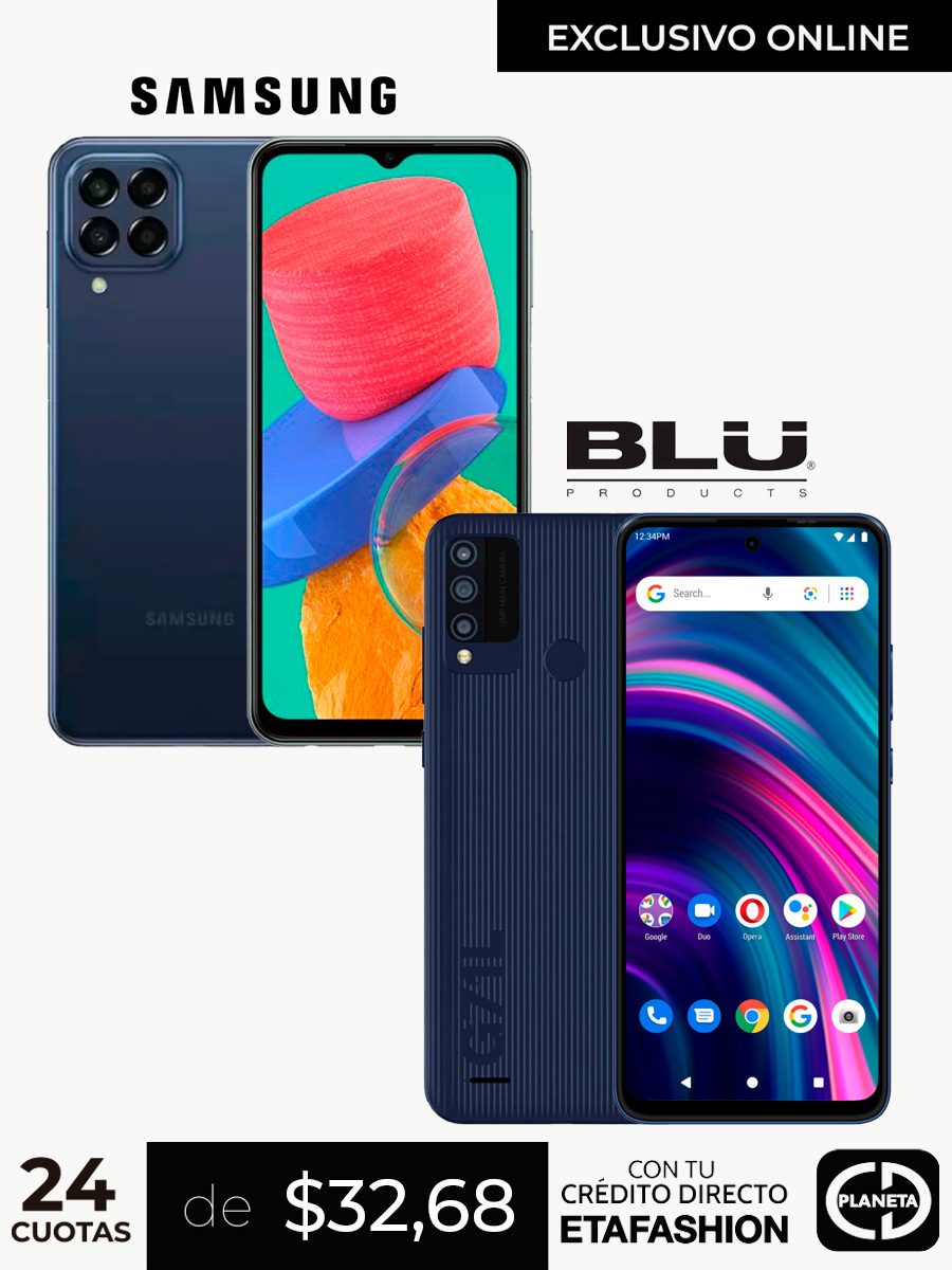 Combo Celular Samsung M33 - Azul + Blu G71L - Azul
