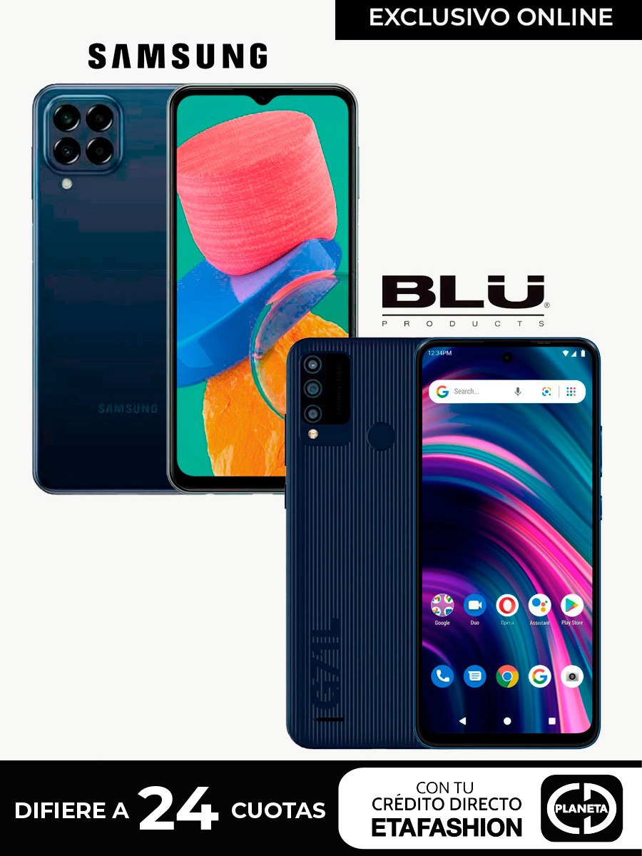 Combo Celular Samsung M33 - Azul + Blu G71L - Azul