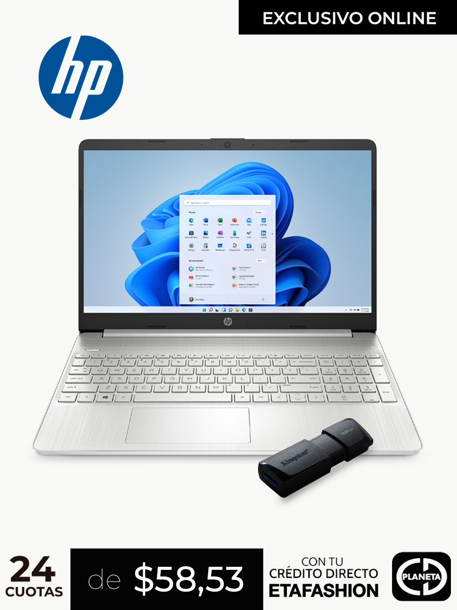 Laptop HP Core i7 15,6" 8GB  256GB SSD + Flash Memory