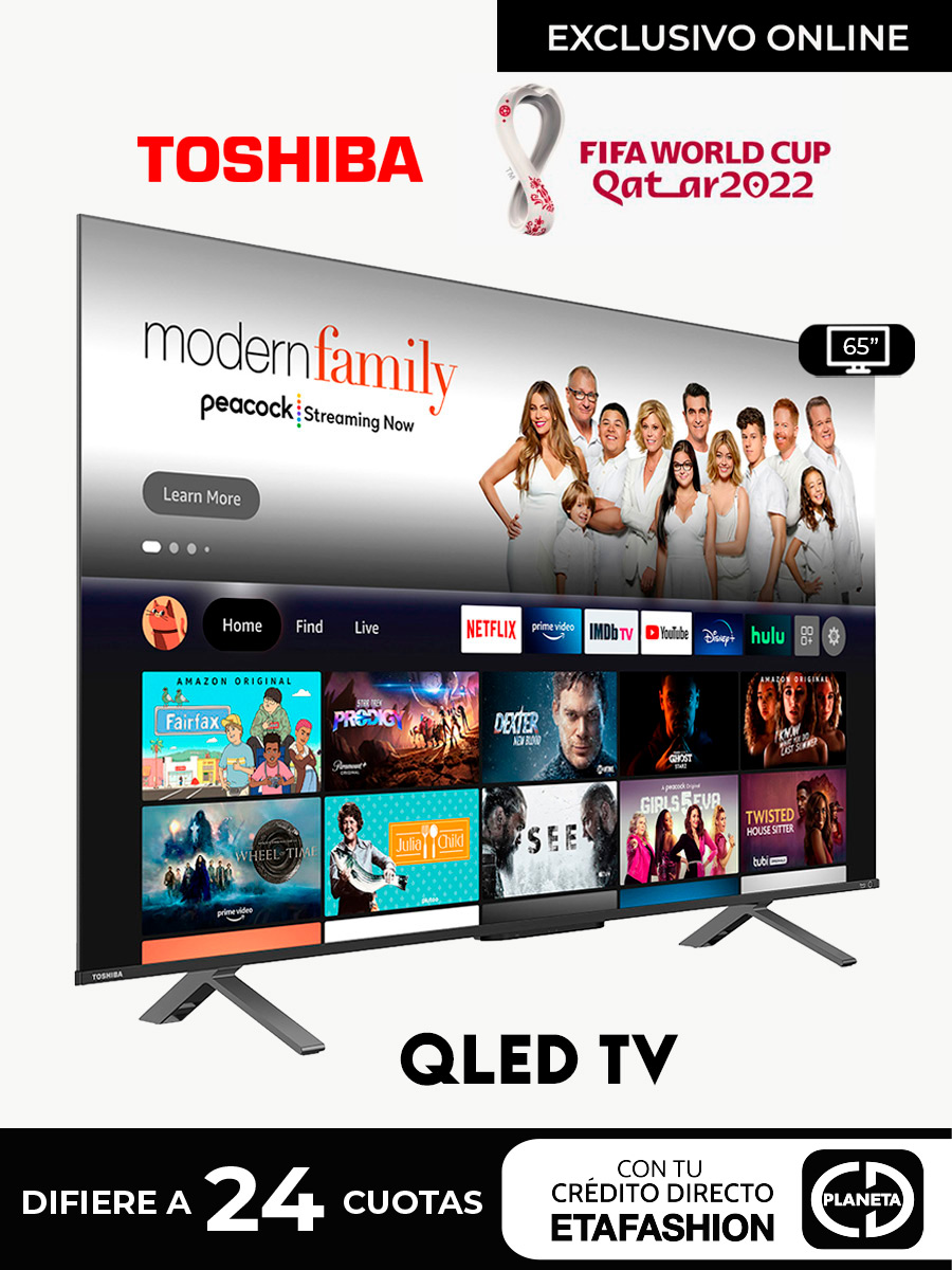 Smart TV Toshiba 65" 4K QLED Ultra HD
