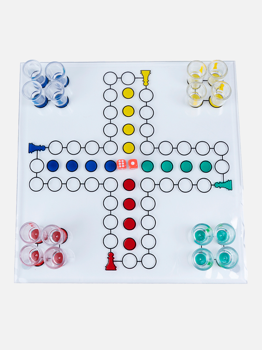 Juego Parchis + Shots X16