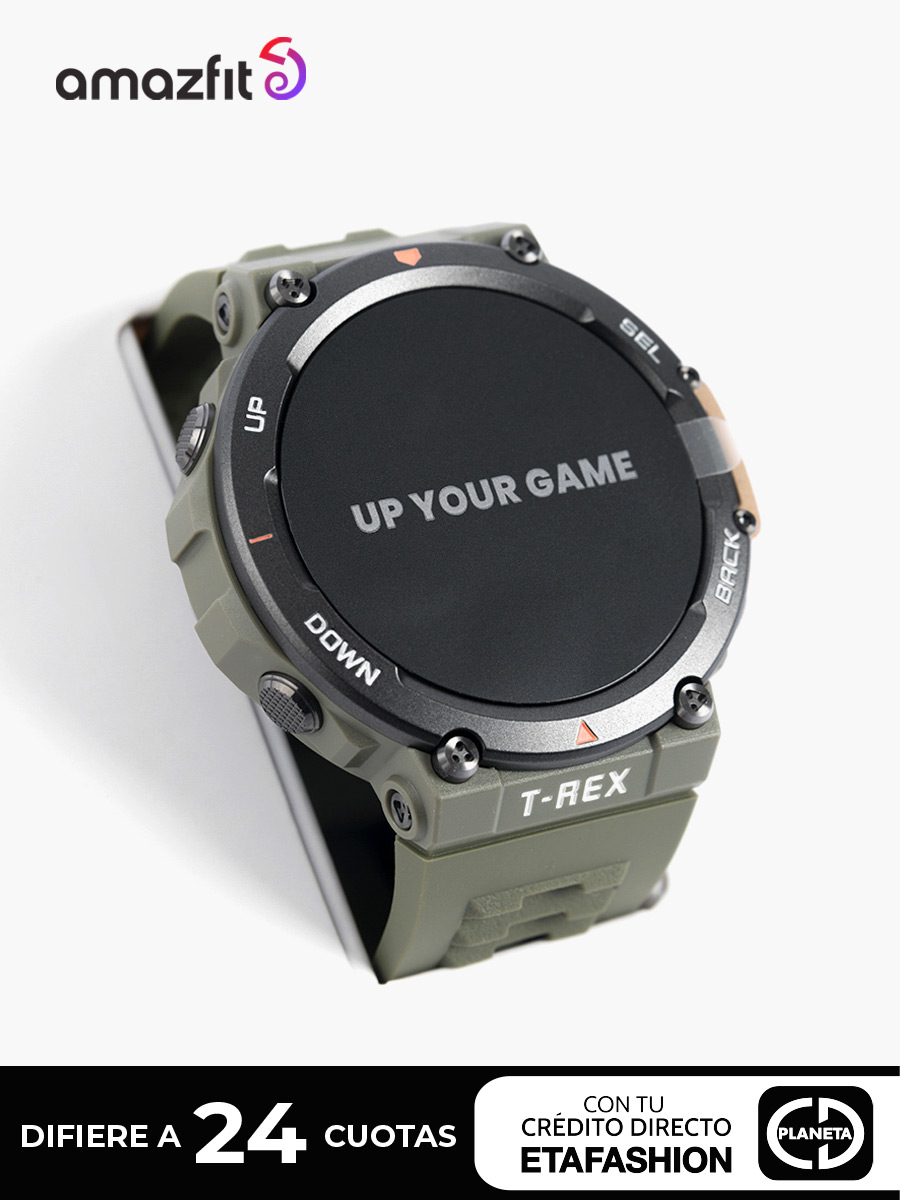  Amazfit T-Rex 2 - Reloj inteligente para hombre, doble