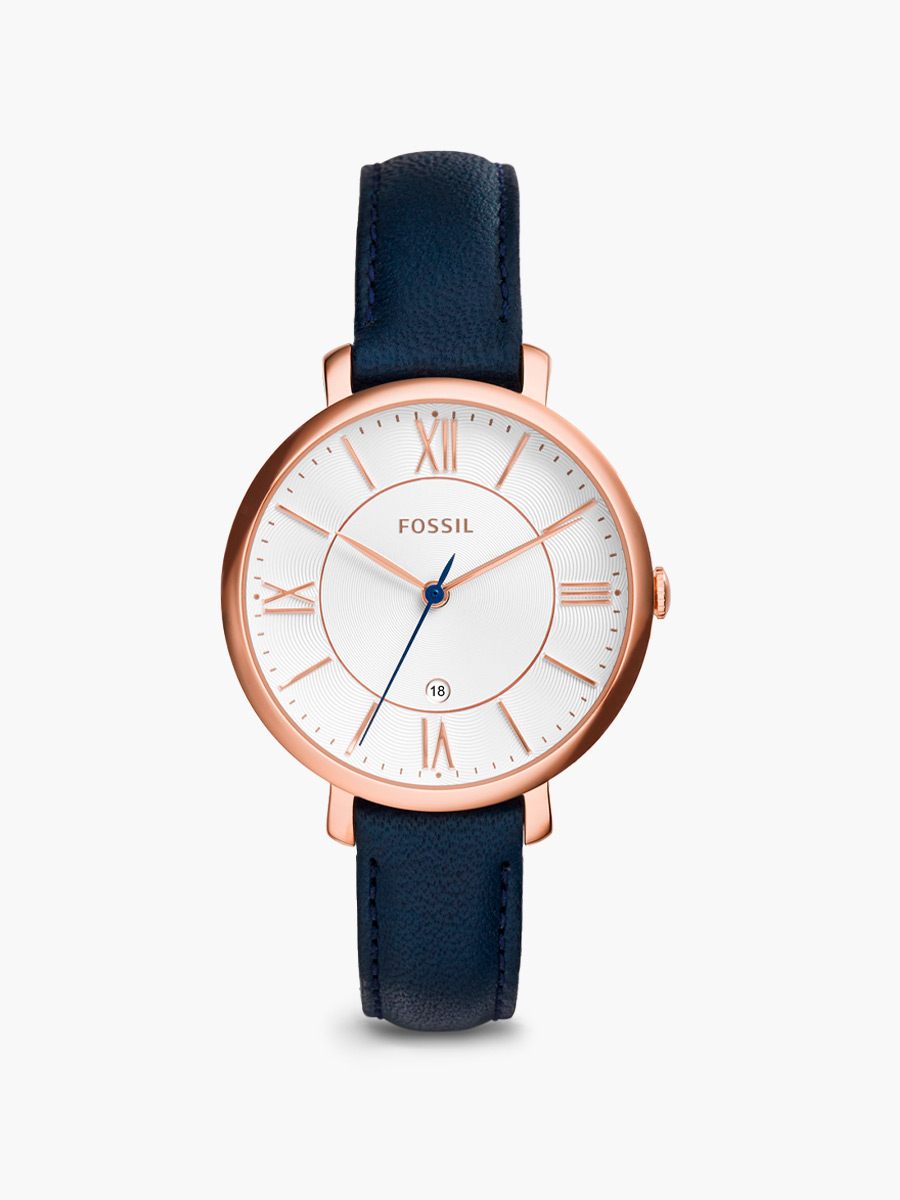 Reloj Fossil Jacqueline Correa Cuero / Azul