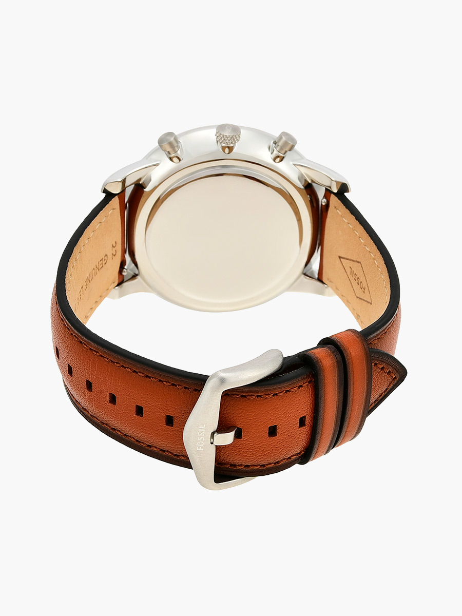 Reloj Fossil Neutra Chronogragh Correa Cuero / Café Claro