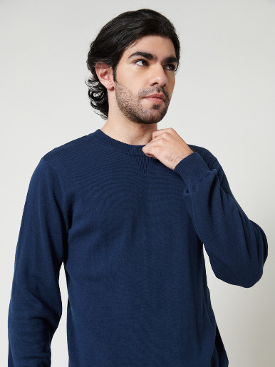 Sweater cuello redondo - Etabasic