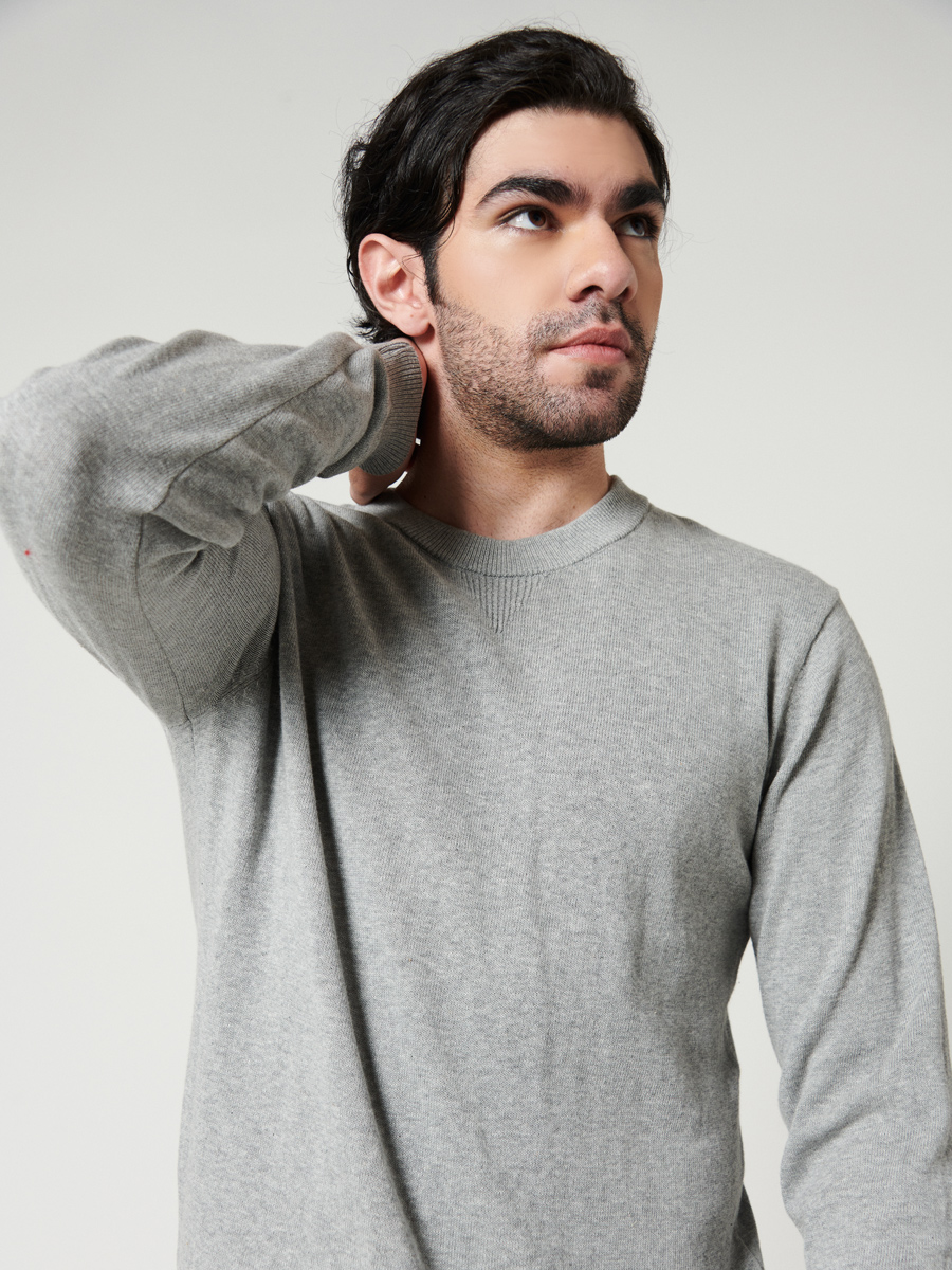 Sweater cuello redondo - Etabasic
