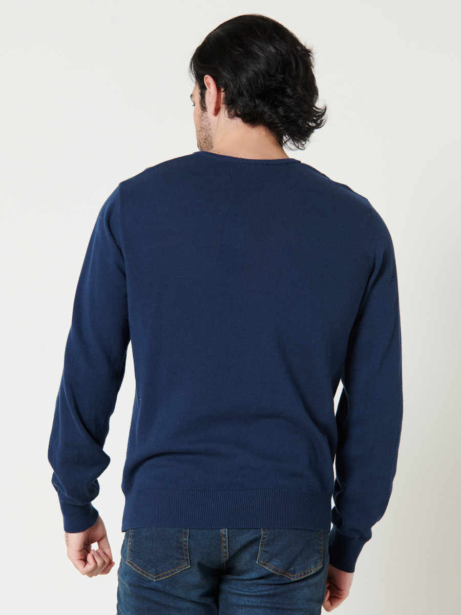Sweater cuello en V - Etabasic