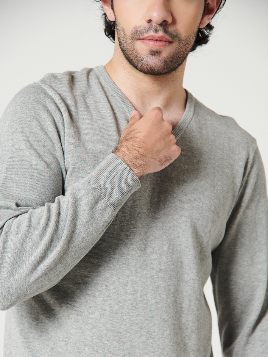 Sweater cuello en V - Etabasic