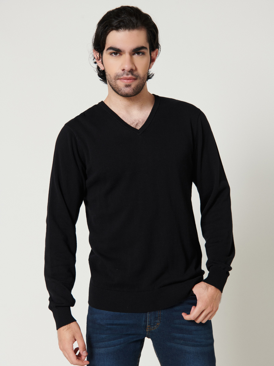 Sweater cuello en V - Etabasic