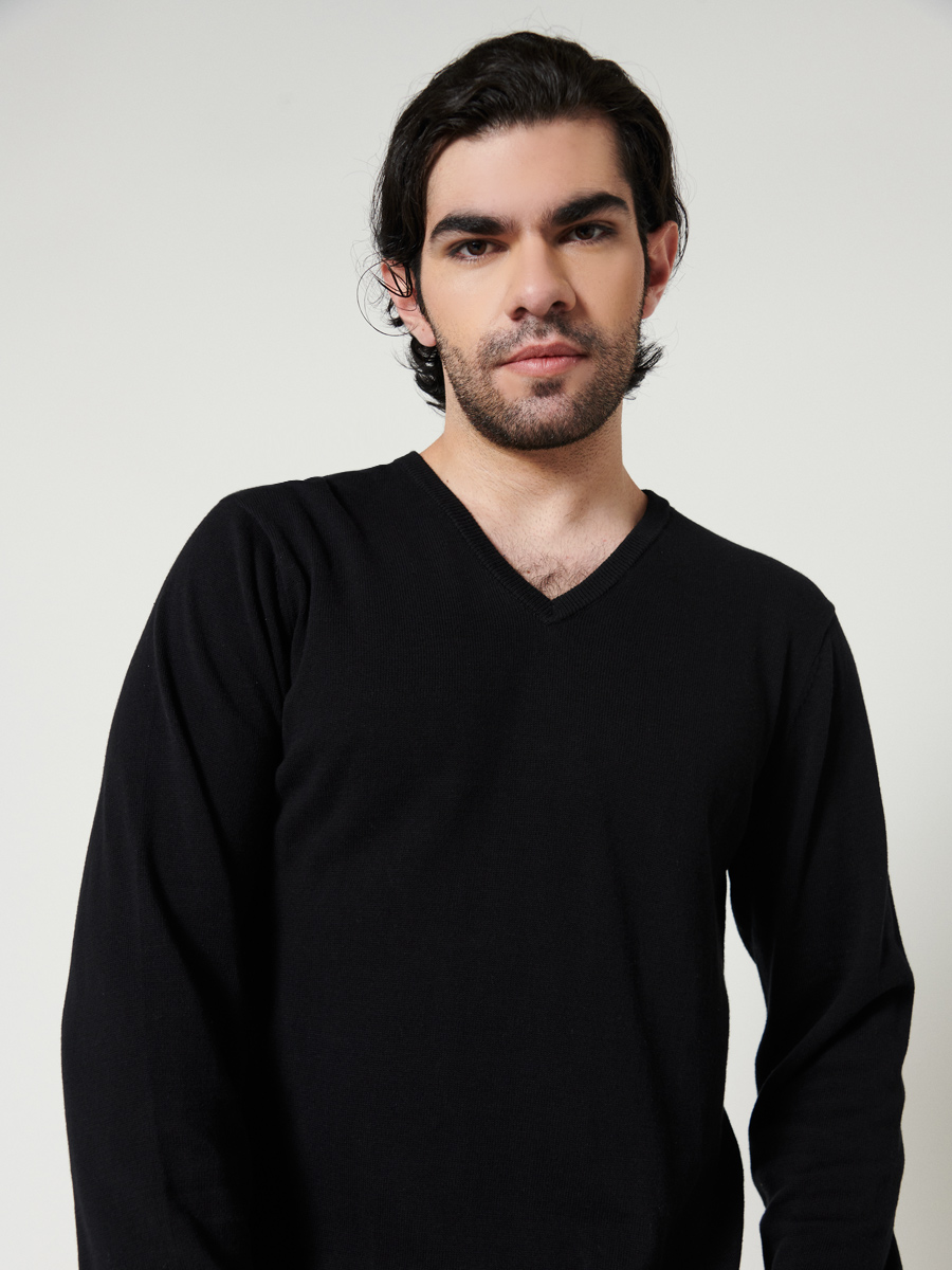 Sweater cuello en V - Etabasic