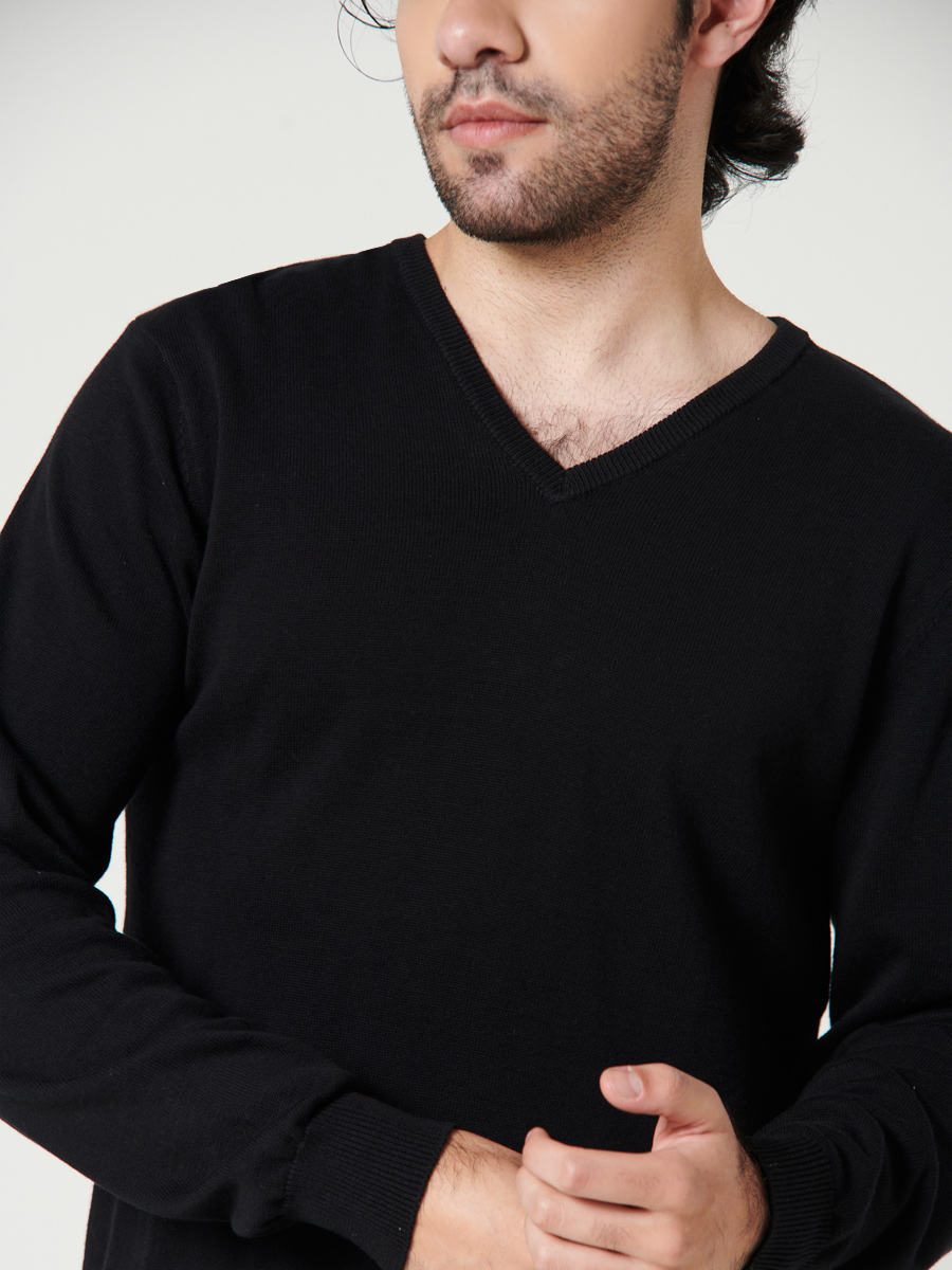 Sweater cuello en V - Etabasic