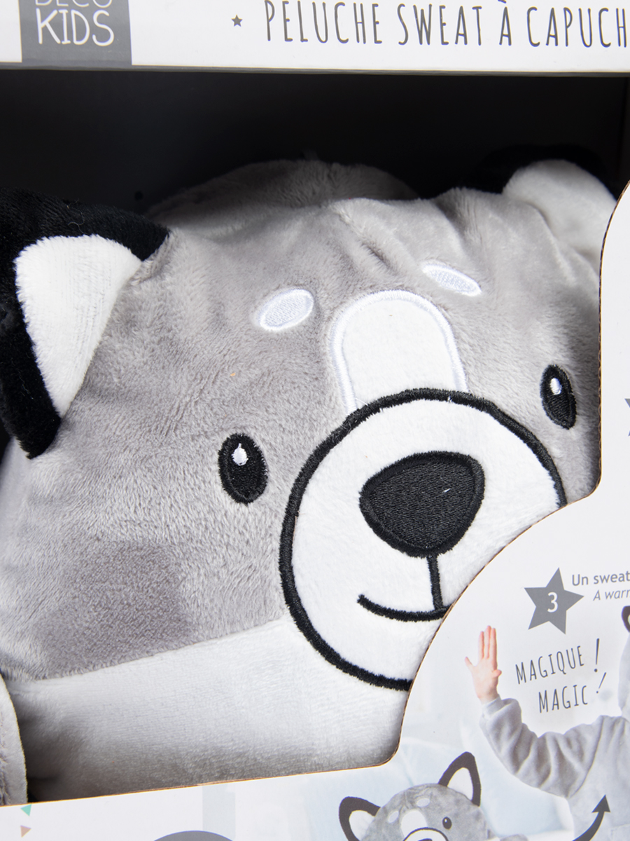 Peluche con cobija