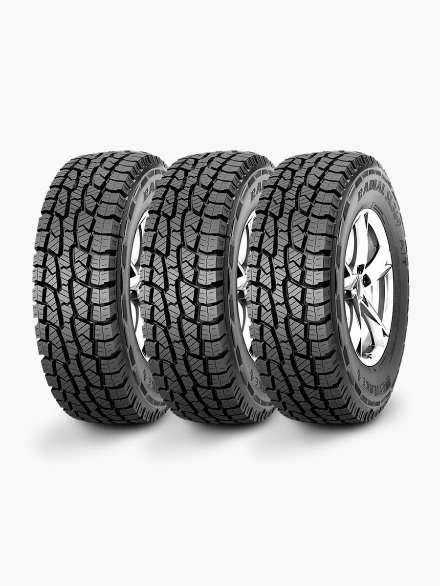 Set R15 de 3 Llantas + 1 Llanta Gratis Trazano SL369 AT - 235/75