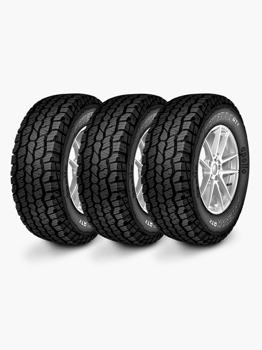 Set R17 de 3 Llantas + 1 Llanta Gratis Apollo Apterra AT2 - 265/65