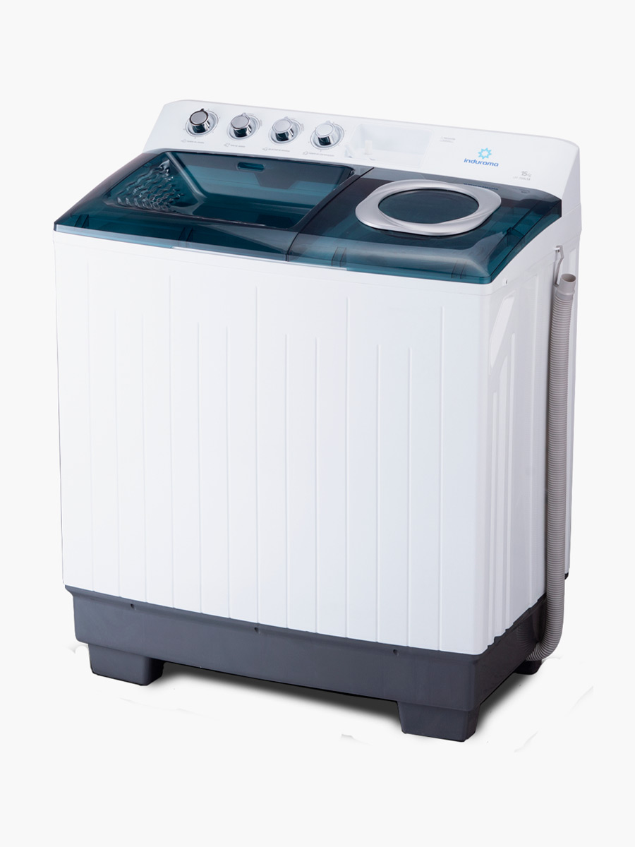 Lavadora Semiautomática Indurama LRI-15BLSA / Blanco