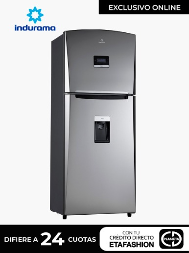 Refrigeradora Indurama RI- 585 QUA METAL NOF ECU | 381 Lts 
