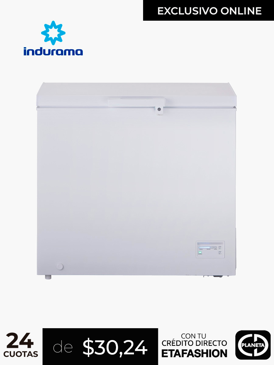 Congelador Horizontal Indurama CI- 299IBL /Blanco