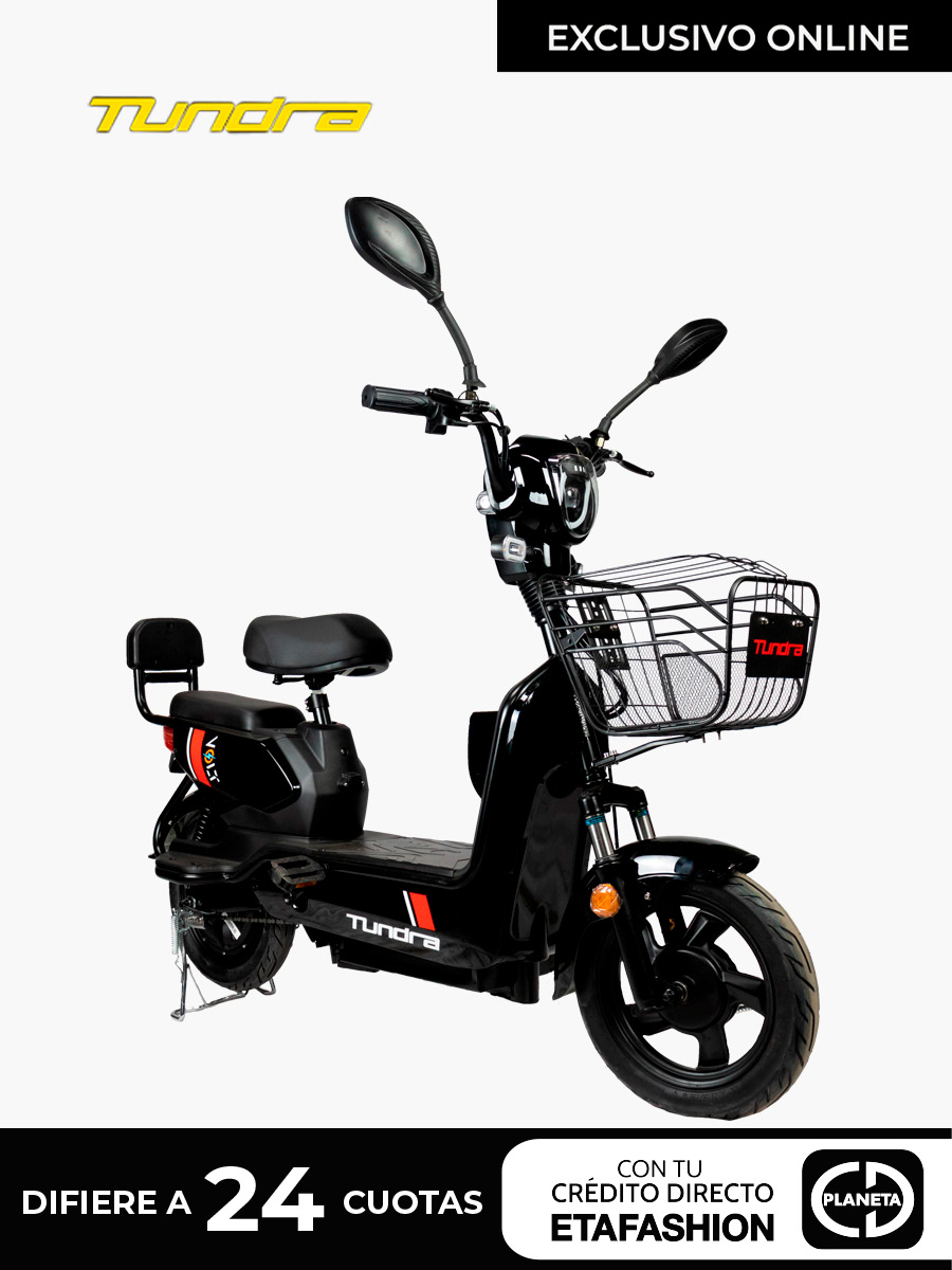 Scooter Eléctrico Tundra 500 W | Negro