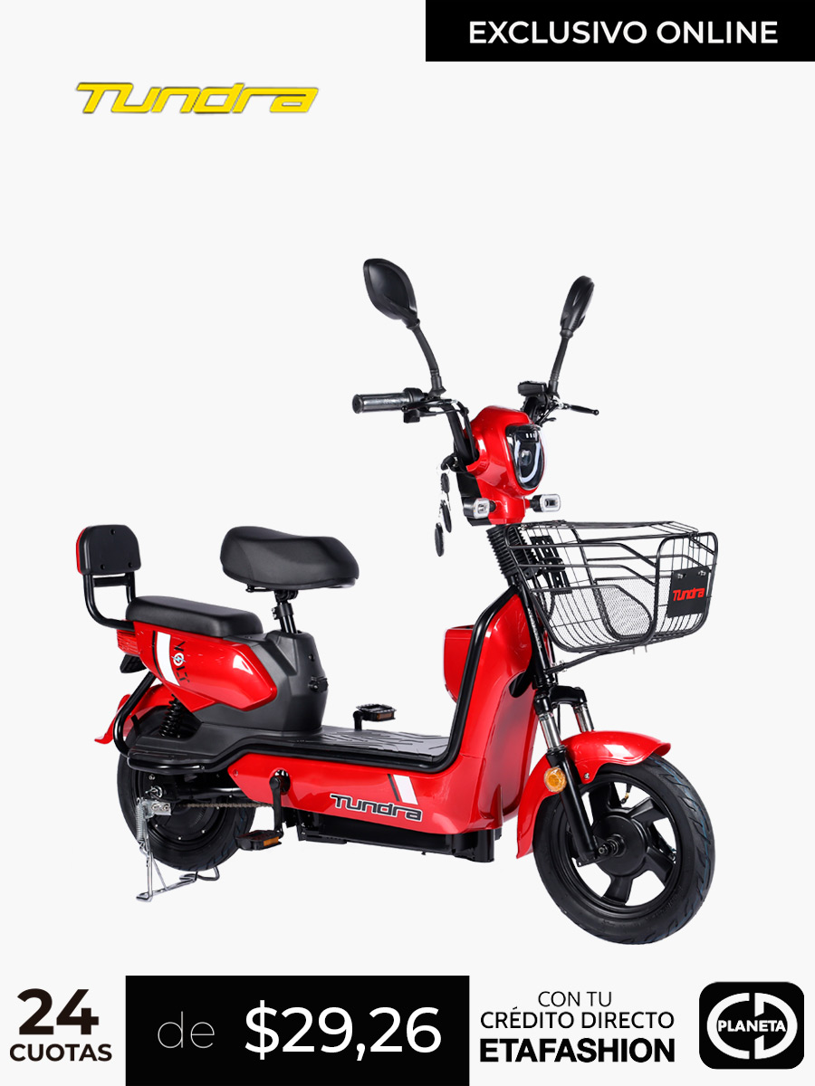 Scooter Eléctrico Tundra 500 W | Rojo