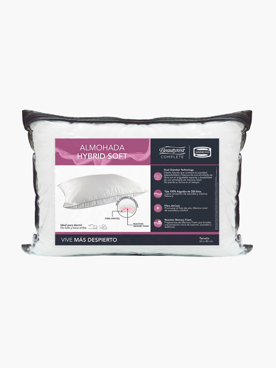 Almohada Simmons Hybrid Soft
