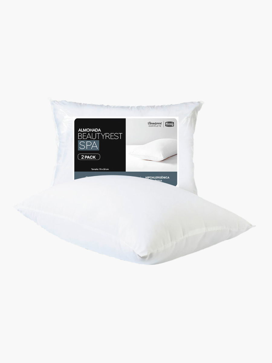 Almohada Simmons Beautyrest SPA Set x2