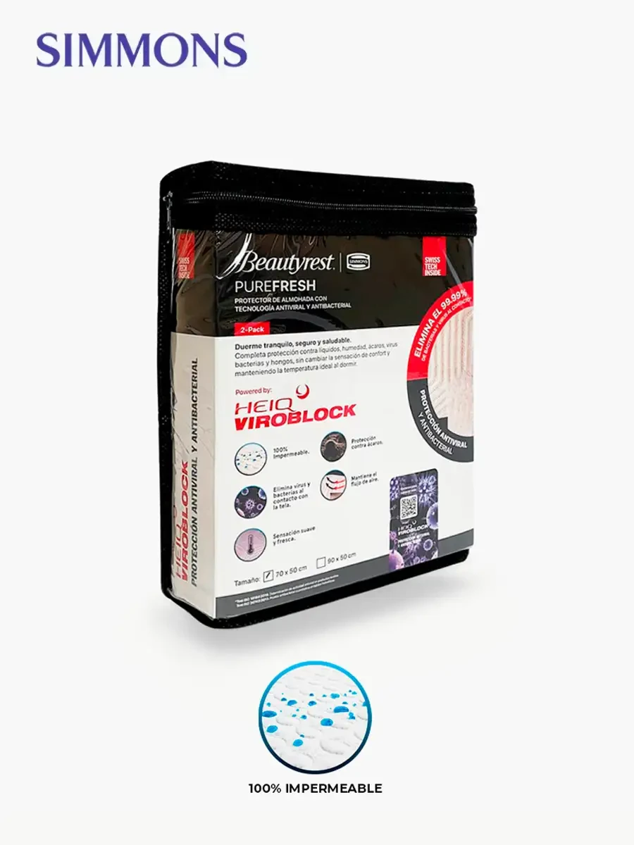 Protector de almohada Simmons Purefresh