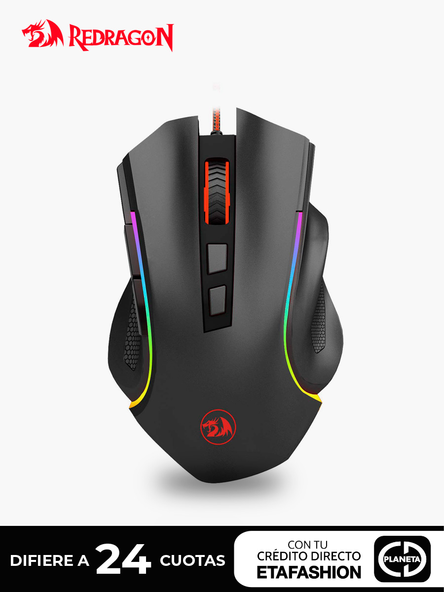 Mouse Gamer Redragon Griffin M607 / Negro