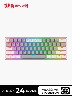 Teclado Gamer Redragon Inalámbrico Fizz PRO K616 / Gris